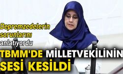 TBMM'de milletvekilinin sesi kesildi