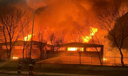 Tekirdağ’da fabrika yangını