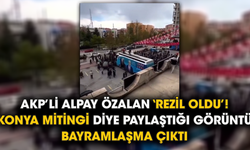 AKP’li Alpay Özalan ‘rezil oldu’! Konya mitingi diye paylaştığı görüntü bayramlaşma çıktı