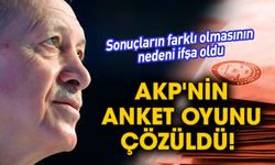 AKP'nin anket oyunu çözüldü! Sonuçların farklı olmasının nedeni ifşa oldu