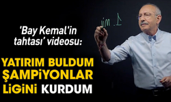 'Bay Kemal'in tahtası’ videosu: Yatırım buldum, şampiyonlar ligini kurdum