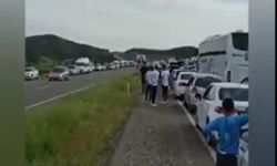 Trafikte "Erdoğan" krizi