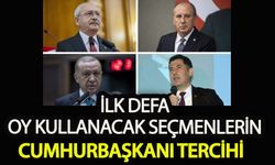 İlk defa oy kullanacak seçmenlerin cumhurbaşkanı tercihi