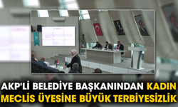 AKP'li Belediye Başkanından kadın meclis üyesine büyük terbiyesizlik