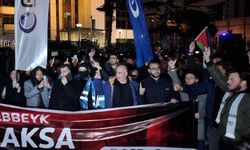  İsrail Başkonsolosluğu önünde protesto