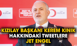 Kızılay Başkanı Kerem Kınık hakkındaki tweetlere jet engel