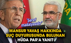 Mansur Yavaş hakkında suç duyurusunda bulunan HÜDA PAR'a yanıt: Şeref madalyasıdır