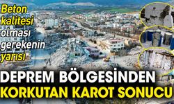 Deprem bölgesinden korkutan karot sonucu: Beton kalitesi olması gerekenin yarısı