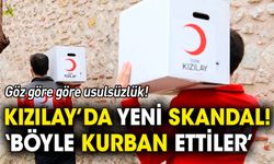 Kızılay'da yeni skandal: Böyle 'kurban' etmişler!