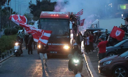 Samsunspor, şampiyonluğu coşkuyla kutladı