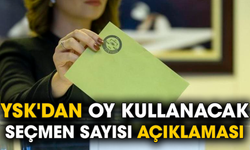 YSK'dan oy kullanacak seçmen sayısı açıklaması