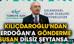 Kılıçdaroğlu'ndan Erdoğan'a gönderme: Susan dilsiz şeytansa...