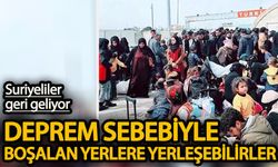 Suriyeliler geri geliyor  Deprem sebebiyle boşalan yerlere yerleşebilirler!