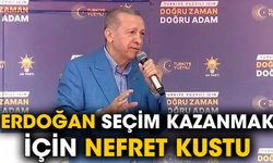 Erdoğan seçim kazanmak için nefret kustu