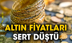 Altın fiyatları sert düştü