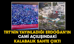 TRT'nin yayınladığı Erdoğan'ın cami açılışındaki kalabalık sahte çıktı