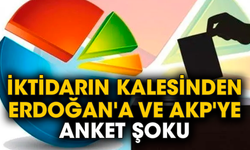 İktidarın kalesinden Erdoğan'a ve AKP'ye anket şoku