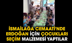 İsmailağa Cemaati'nde Erdoğan için çocukları seçim malzemesi yaptılar