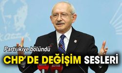 CHP'de değişim sesleri 'MYK ikiye  bölündü'