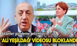 'Ali Yeşildağ' videosuna erişim engeli