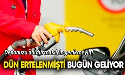 Dün iptal edilmişti bugün geliyor