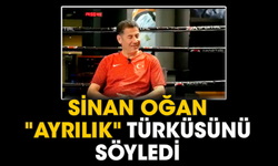 Sinan Oğan, "Ayrılık" türküsünü söyledi