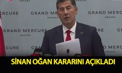 Sinan Oğan kararını açıkladı