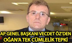 Adalet Partisi Genel Başkanı Vecdet Öz'den tek cümlelik tepki