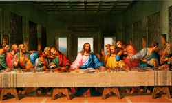 Leonardo da Vinci'nin Son Akşam Yemeği tablosu Erzurum'a uyarlandı