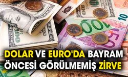 Dolar ve Euro'da bayram öncesi görülmemiş zirve