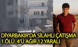 Diyarbakır'da silahlı çatışma kameraya yansıdı