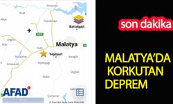 Malatya'da korkutan deprem