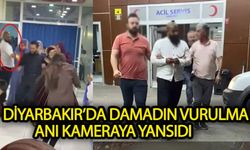 Diyarbakır'da damadın vurulma anı  kameraya yansıdı.