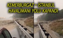 İstanbul Havalimanı yolunda toprak kayması meydana geldi