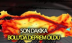 Bolu merkezde korkutan deprem