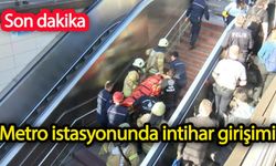Metro istasyonunda intihar girişimi