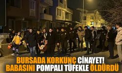 Bursa'da dehşet olay! Babasını tüfekle öldürdü