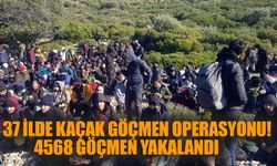 37 İlde kaçak göçmen operasyonu yapıldı