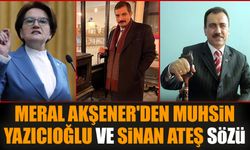 Meral Akşener'den Muhsin Yazıcıoğlu ve Sinan Ateş sözü