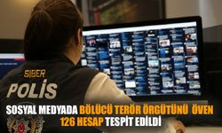 Sosyal medyada Bölücü Terör Örgütünü  öven 126 hesap tespit edildi