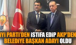 İYİ Parti’den istifa edip AKP'den belediye başkan adayı oldu