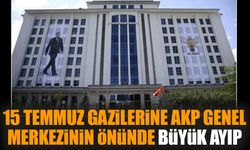 15 Temmuz gazilerine AKP Genel Merkezinin önünde büyük ayıp