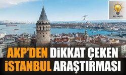 AKP'den dikkat çeken İstanbul araştırması