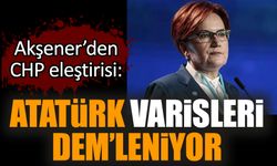 Akşener’den CHP eleştirisi: Atatürk varisleri DEM’leniyor