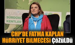 CHP'de Fatma Kaplan Hürriyet bilmecesi çözüldü