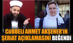 Cübbeli Ahmet Akşener'in Şeriat açıklamasını beğendi