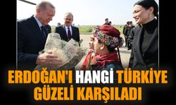 Erdoğan'ı hangi Türkiye Güzeli karşıladı
