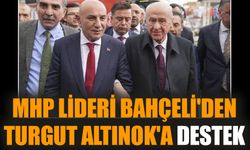 MHP lideri Bahçeli'den Turgut Altınok'a destek