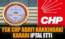 YSK CHP adayı hakkındaki kararı iptal etti