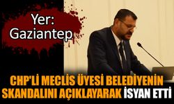 CHP'li Meclis Üyesi belediyenin skandalını açıklayarak isyan etti